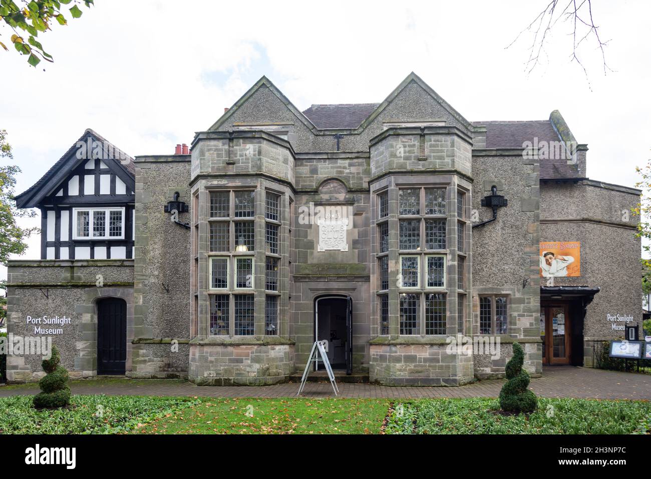 Port Sunlight Museum, King George's Drive, Port Sunlight, Metropolitan Borough of Wirral, Merseyside, England, Vereinigtes Königreich Stockfoto