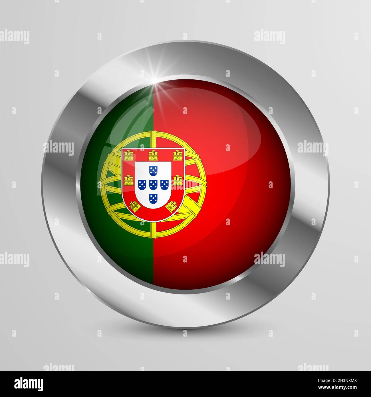 EPS10 Vector Patriotic-Taste mit Portugal-Flaggenfarben. Ein Element der Wirkung für die Verwendung, die Sie daraus machen möchten. Stock Vektor
