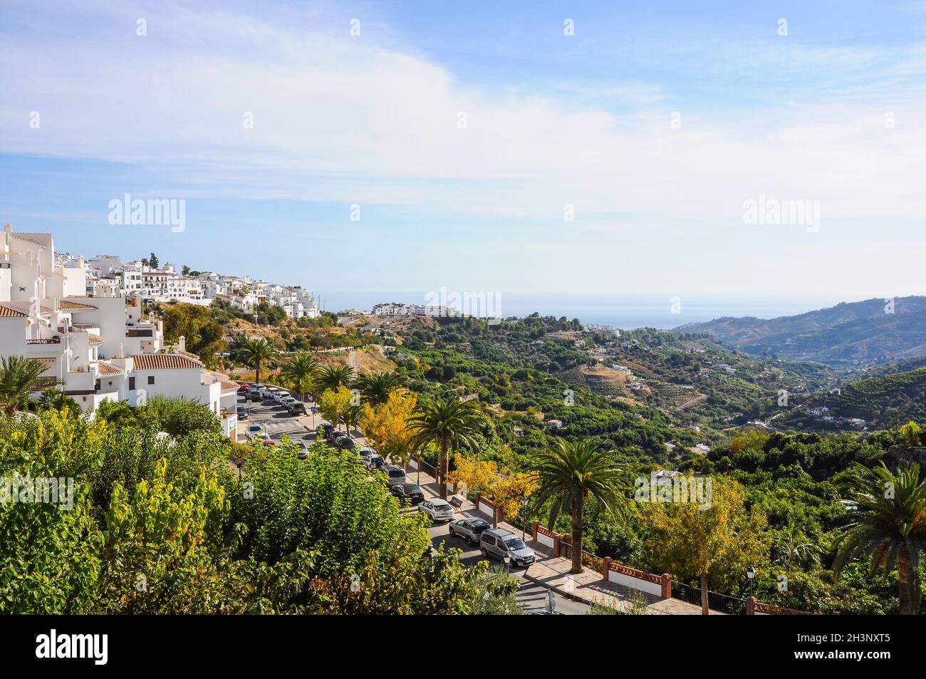 Frigiliana, Provinz Malaga. Andalusien, Spanien Stockfoto