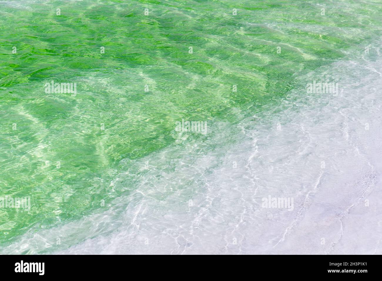 Jade See Wasser in der Nähe Stockfoto