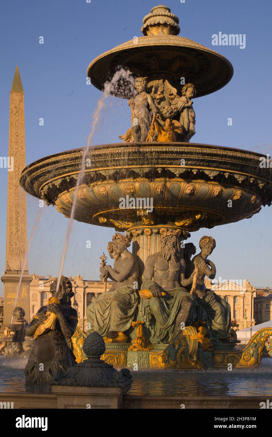 Frankreich, Paris, Place de la Concorde, Stockfoto