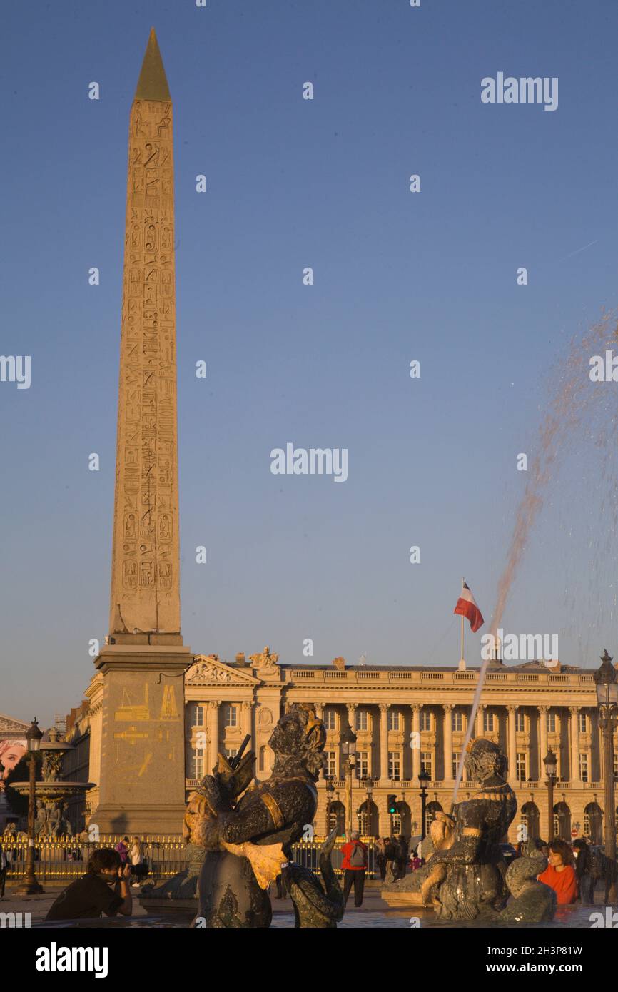 Frankreich, Paris, Place De La Concorde Stockfoto