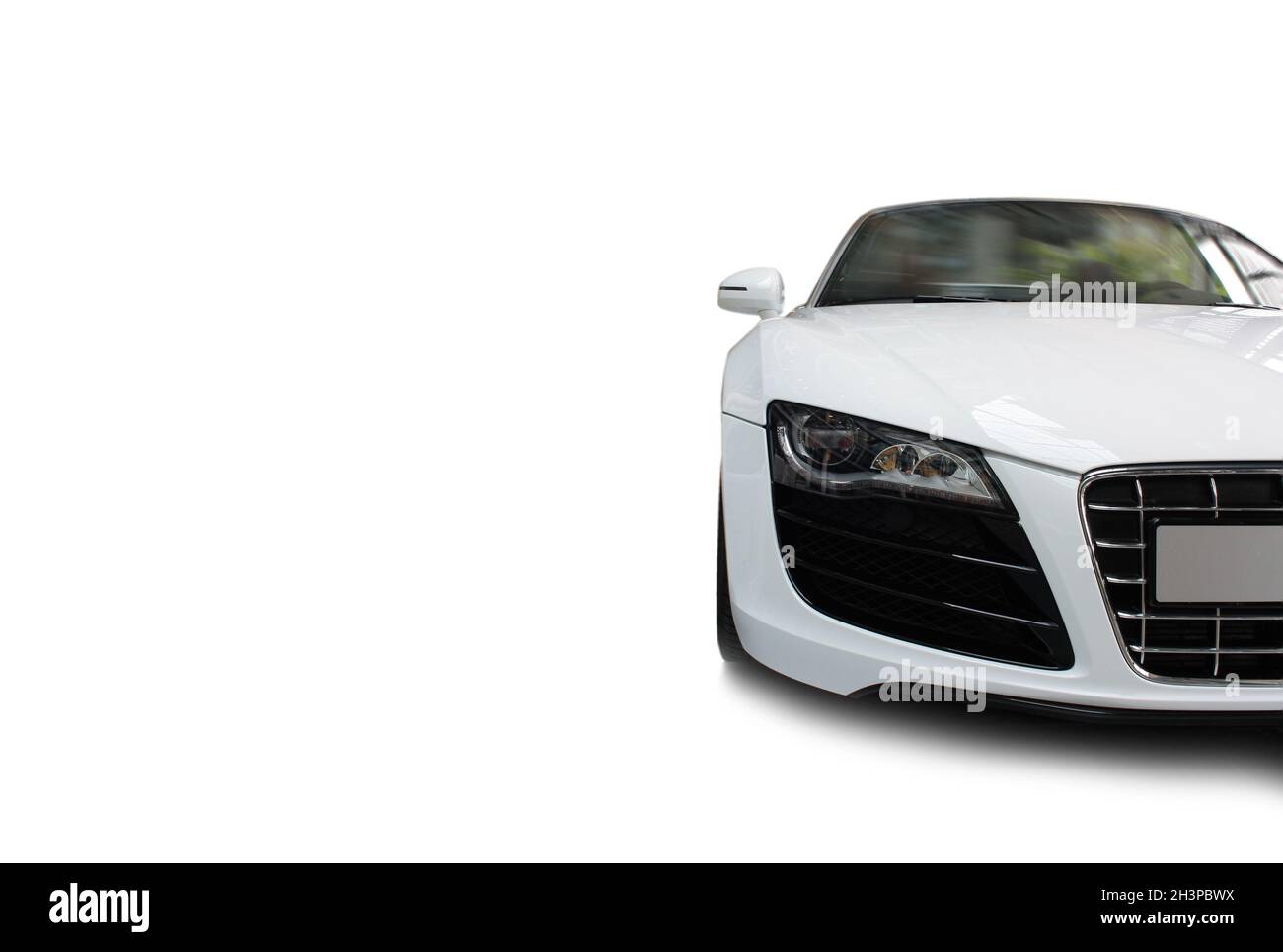 Schnelles, sportliches Luxus-Auto in Rot und Orange Stockfoto Schnelles, sportliches Luxus-Auto in Rot und Orange Stockfoto