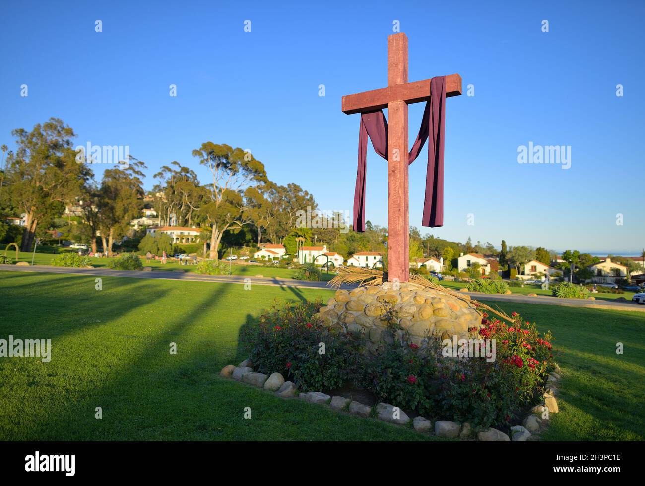 Die historische Mission wurde 1786 in Santa Barbara CA gegründet Stockfoto