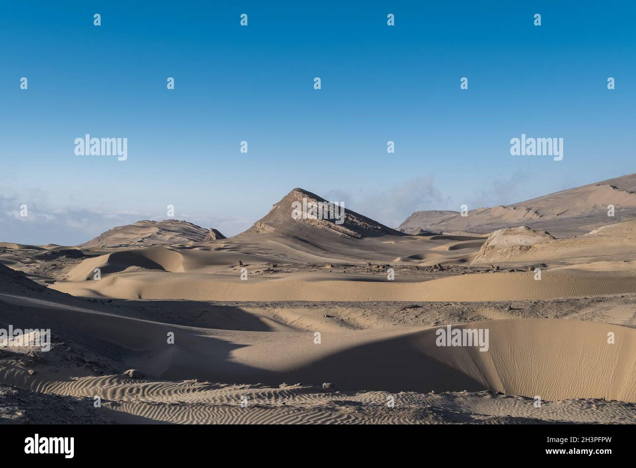 Landverwüstungsszene Stockfoto