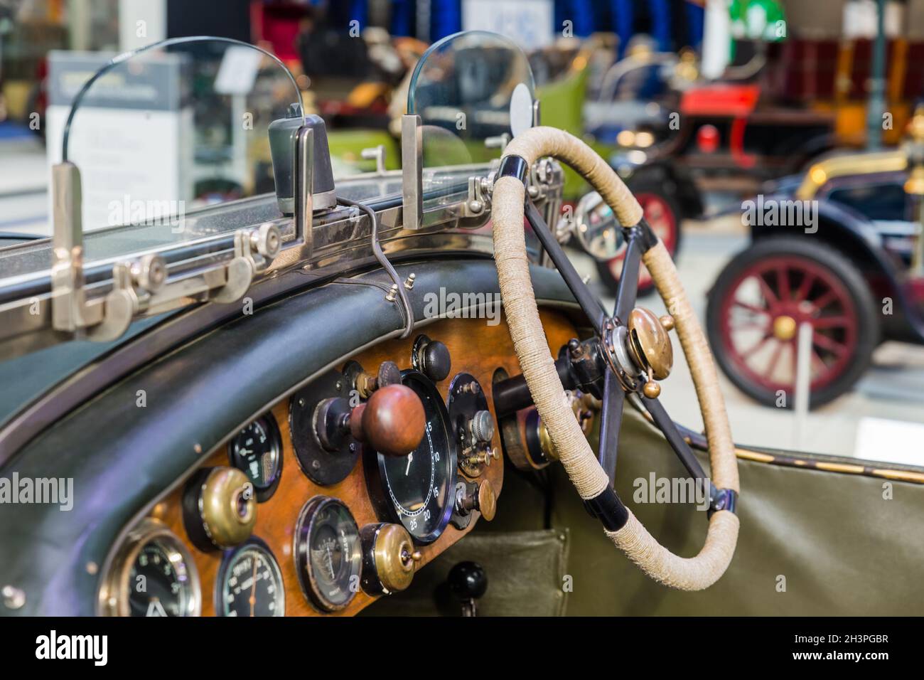 Oldtimer - Technologie Hintergrund Stockfoto