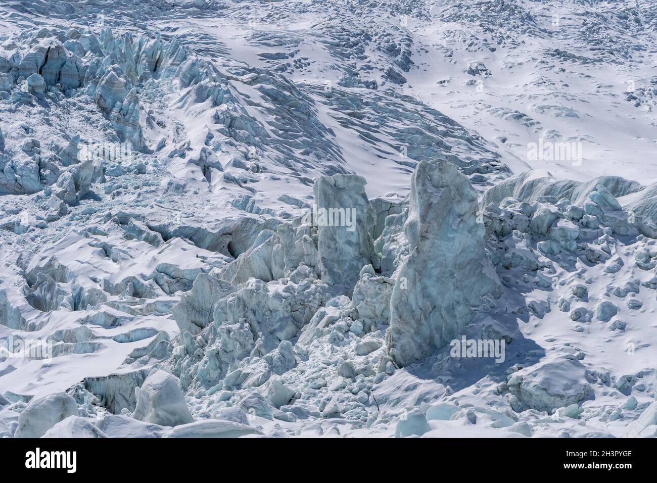 Wunderschöne Gletscherlandschaft Stockfoto