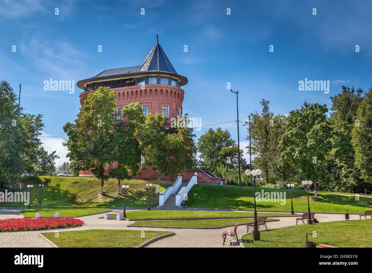 Wasserturm, Wladimir, Russland Stockfoto