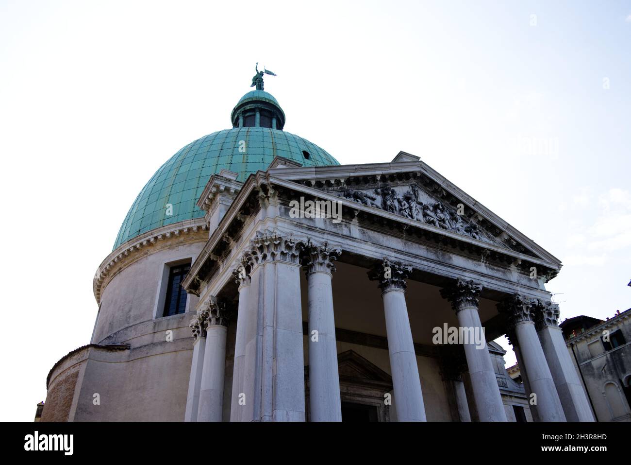 Kirche San Simeon Piccolo, Venedig - Italien Stockfoto