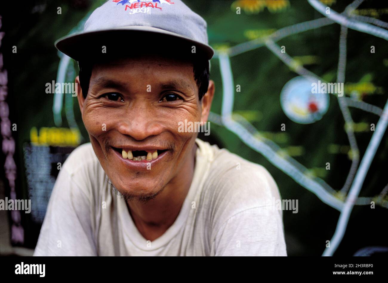 Nepal, Khumbu-Region (Everest), Sherpa-Mann Stockfoto