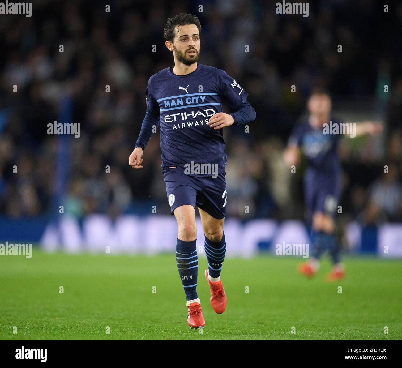 Bernardo Silva von Manchester City während des Spiels im Amex Stadium. Picture : Mark Pain / Alamy Stockfoto