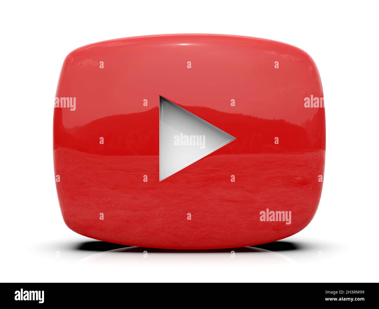 YouTube Playâ Button Sign Video Icon LogoÂ OnlineÂ Broadcasting ServiceÂ Symbol Stockfoto