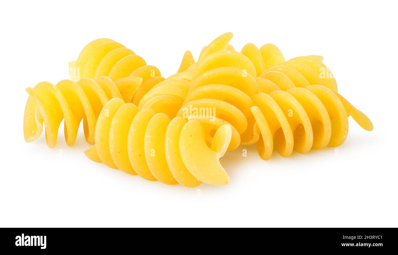Haufen Fusilli Stockfoto Haufen Fusilli Stockfoto