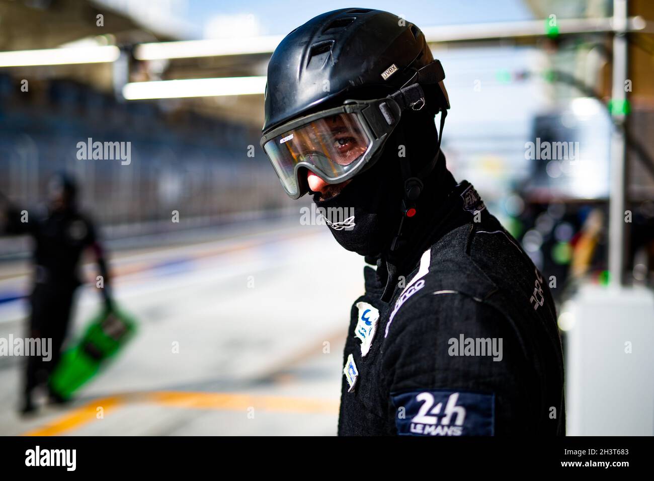 77 Ried Christian (ger), Evans Jaxon (nzl), Campbell Matt (Auts), Dempsey-Proton Racing, Porsche 911 RSR - 19, Action Mechaniker, Mecanicien während der 6 Stunden von Bahrain, 5. Lauf der FIA-Langstrecken-Weltmeisterschaft 2021, FIA WEC, auf dem Bahrain International Circuit, vom 28. Bis 30. Oktober 2021 in Sakhir, Bahrain - Foto: Joao Filipe/DPPI/LiveMedia Stockfoto