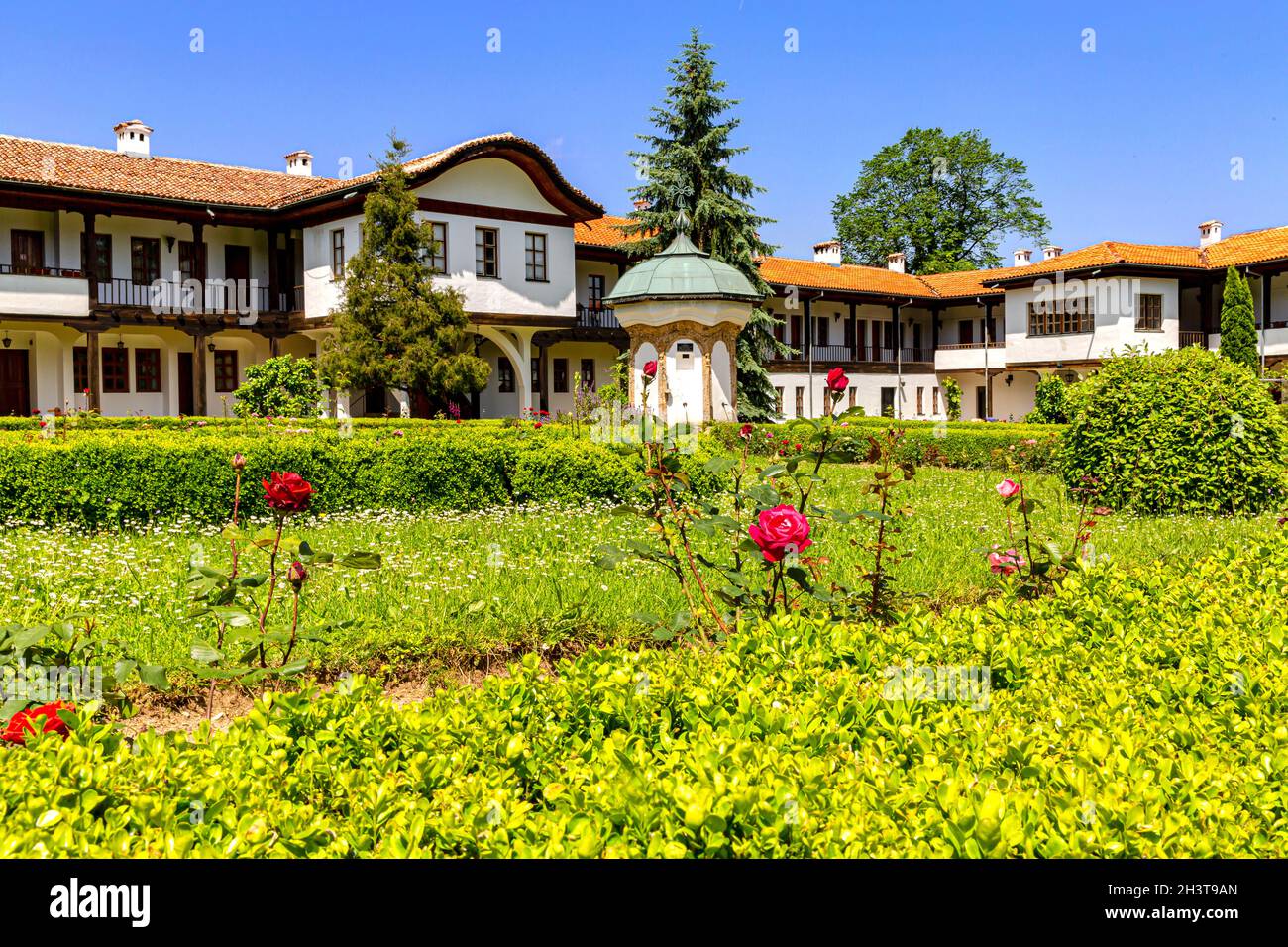 Gabrovo (Sokolski) Kloster Himmelfahrt, gegründet 19. Jahrhundert Stockfoto