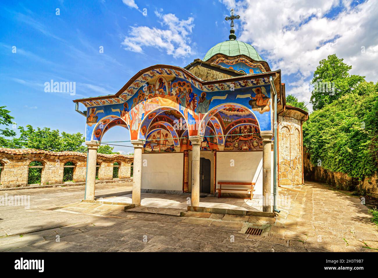 Gabrovo (Sokolski) Kloster Himmelfahrt, gegründet 19. Jahrhundert Stockfoto