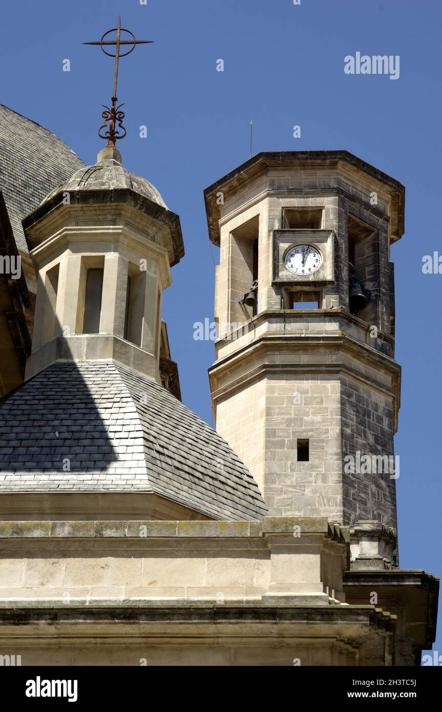 Historische Kirche in Alcoy, Alicante - Spanien Stockfoto