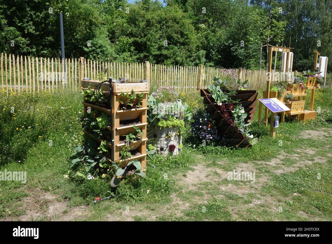 Hochbeet Stockfoto