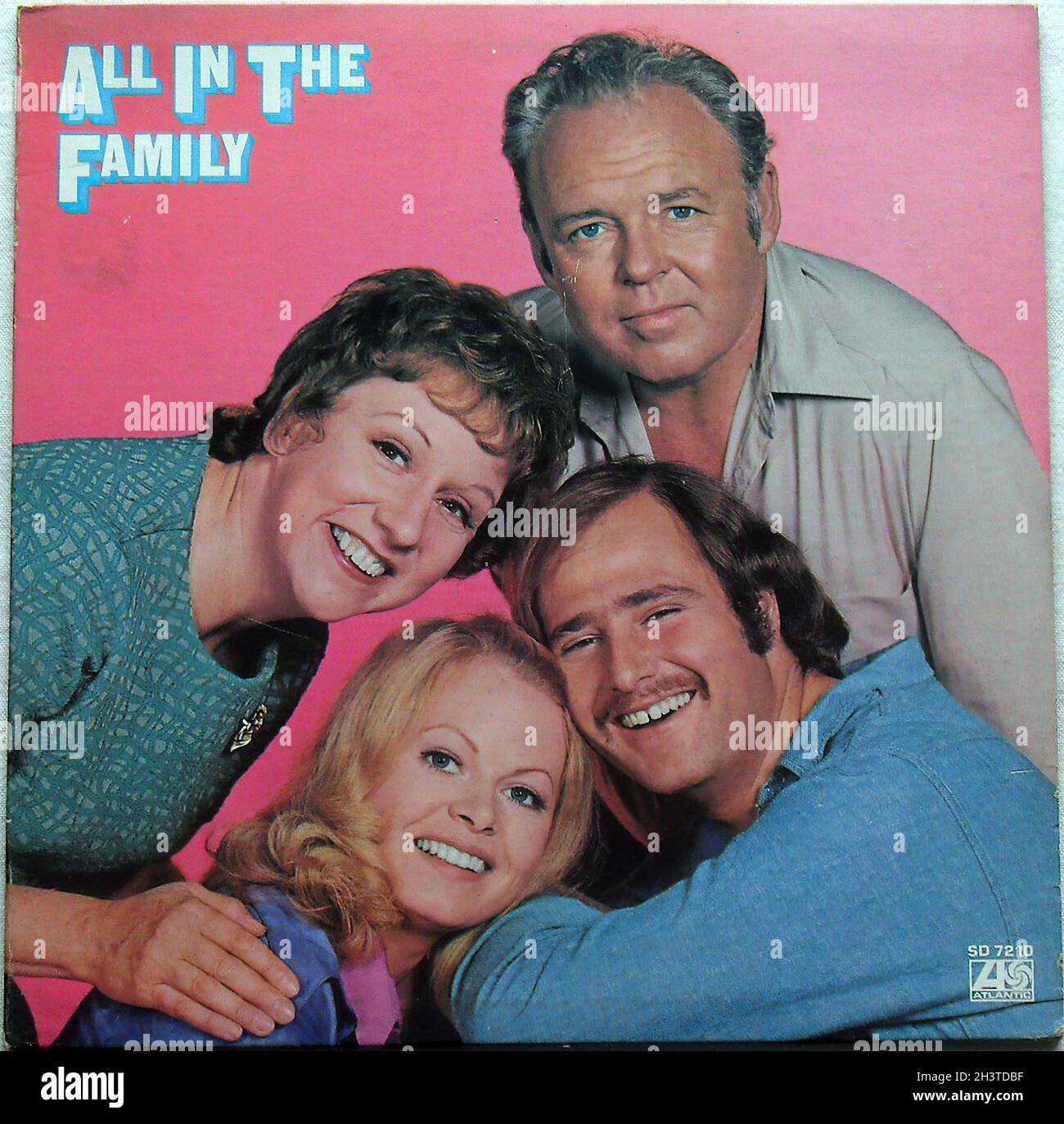 1971 All in the Family 70s TV Show LP Album Original Vintage Vinyl A Stockfoto