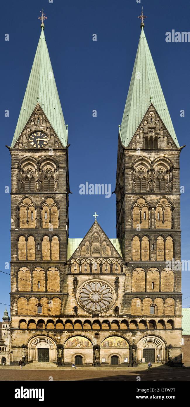 Bremer Dom, St.-Petri-Dom, Bremen, Deutschland, Europa Stockfotografie ...