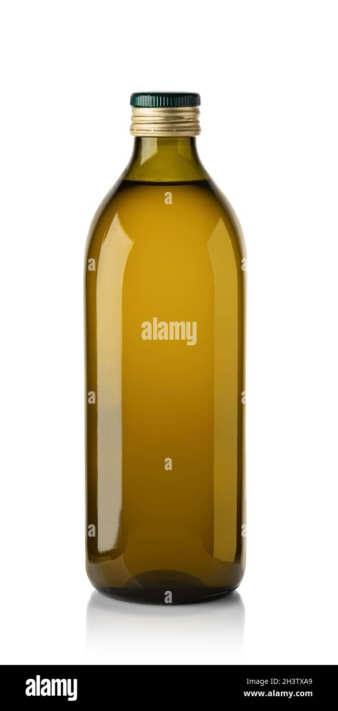 Olivenölflasche Stockfoto