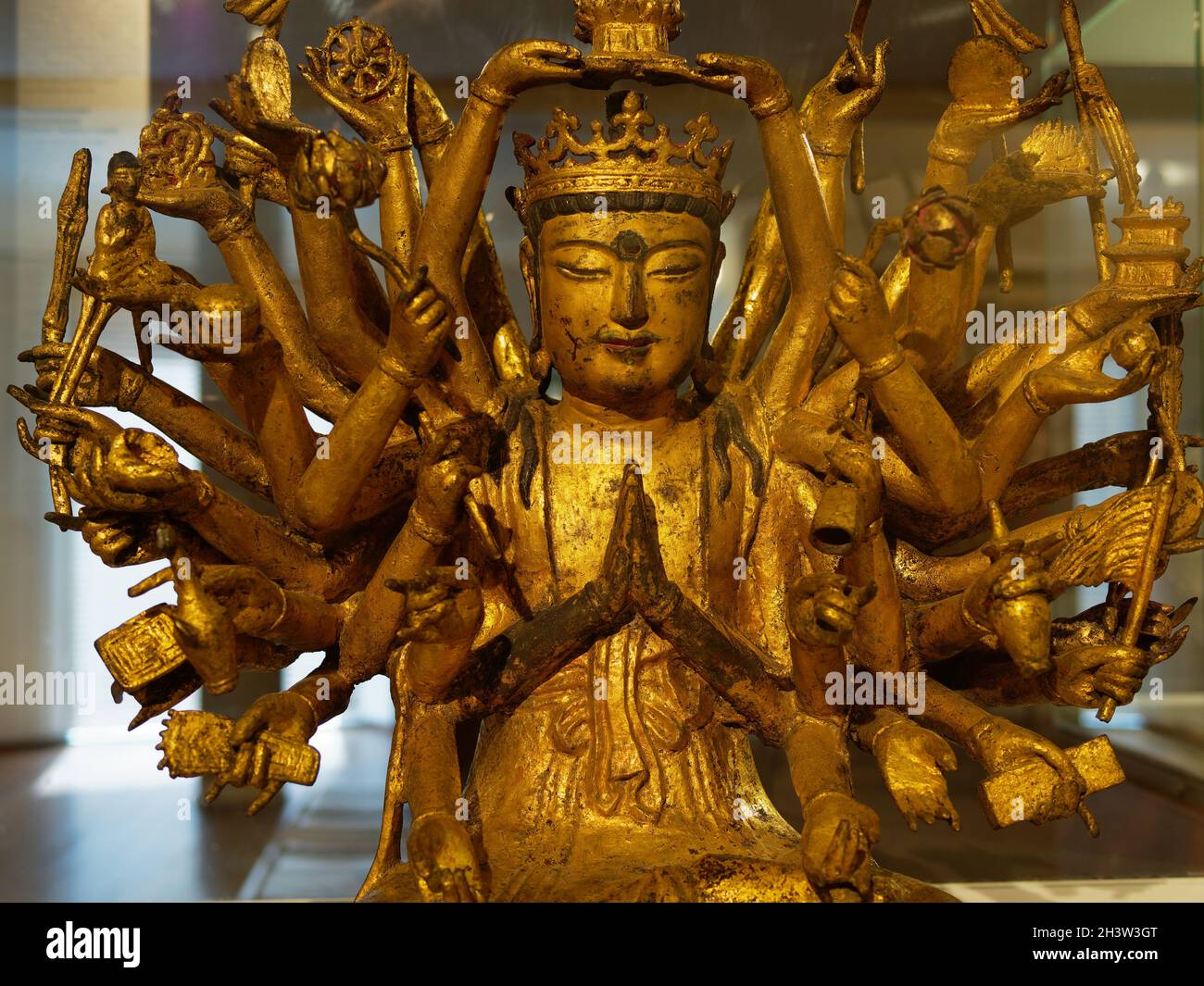 Avalokitesvara à mille BHs Stockfoto