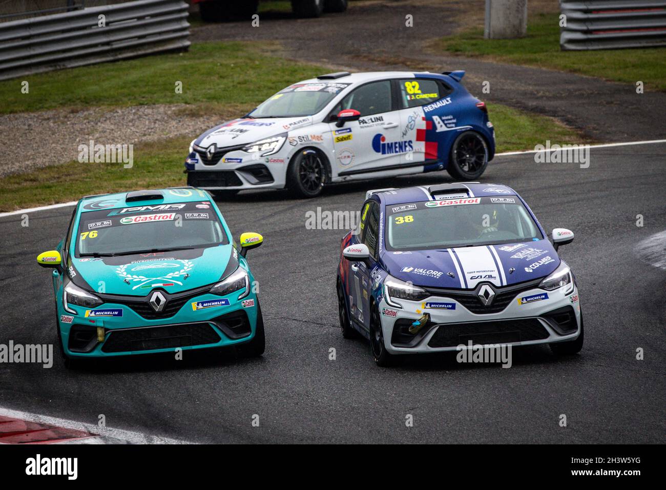 38 ALCIDI Alessio (ITA), CAAL RACING, Clio Cup Europe, Aktion während der 13. Runde des Clio Cup Europe 2021, vom 29. Bis 31. Oktober 2021 auf dem Autodromo Nazionale di Monza, in Monza, Italien - Foto Alexandre Guillaumot / DPPI Stockfoto