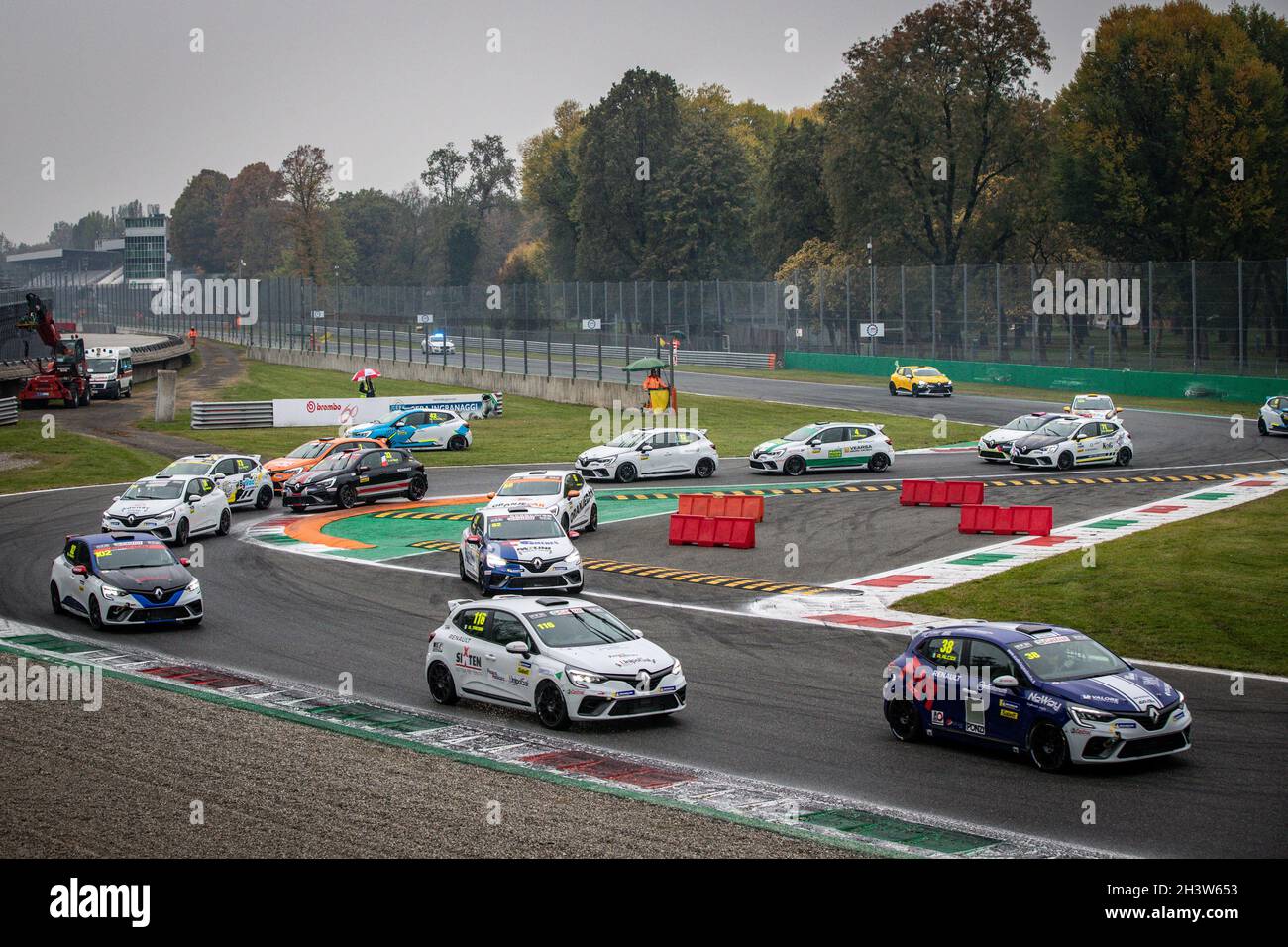 38 ALCIDI Alessio (ITA), CAAL RACING, Clio Cup Europe, Aktion während der 13. Runde des Clio Cup Europe 2021, vom 29. Bis 31. Oktober 2021 auf dem Autodromo Nazionale di Monza, in Monza, Italien - Foto Alexandre Guillaumot / DPPI Stockfoto