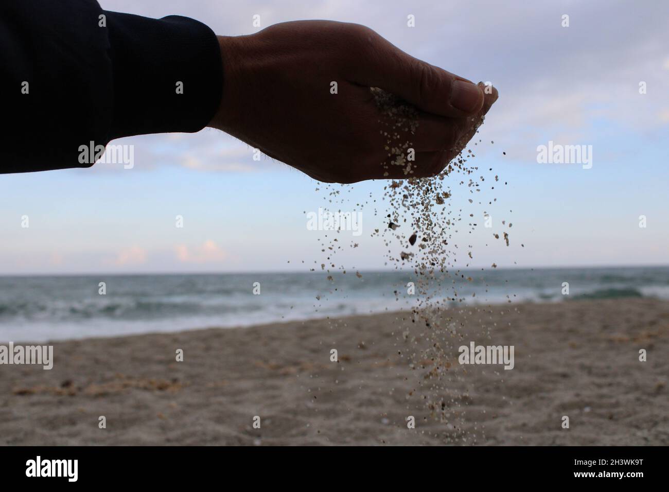 Die Zeit wird knapp, und wir können sie nicht stoppen Stockfoto