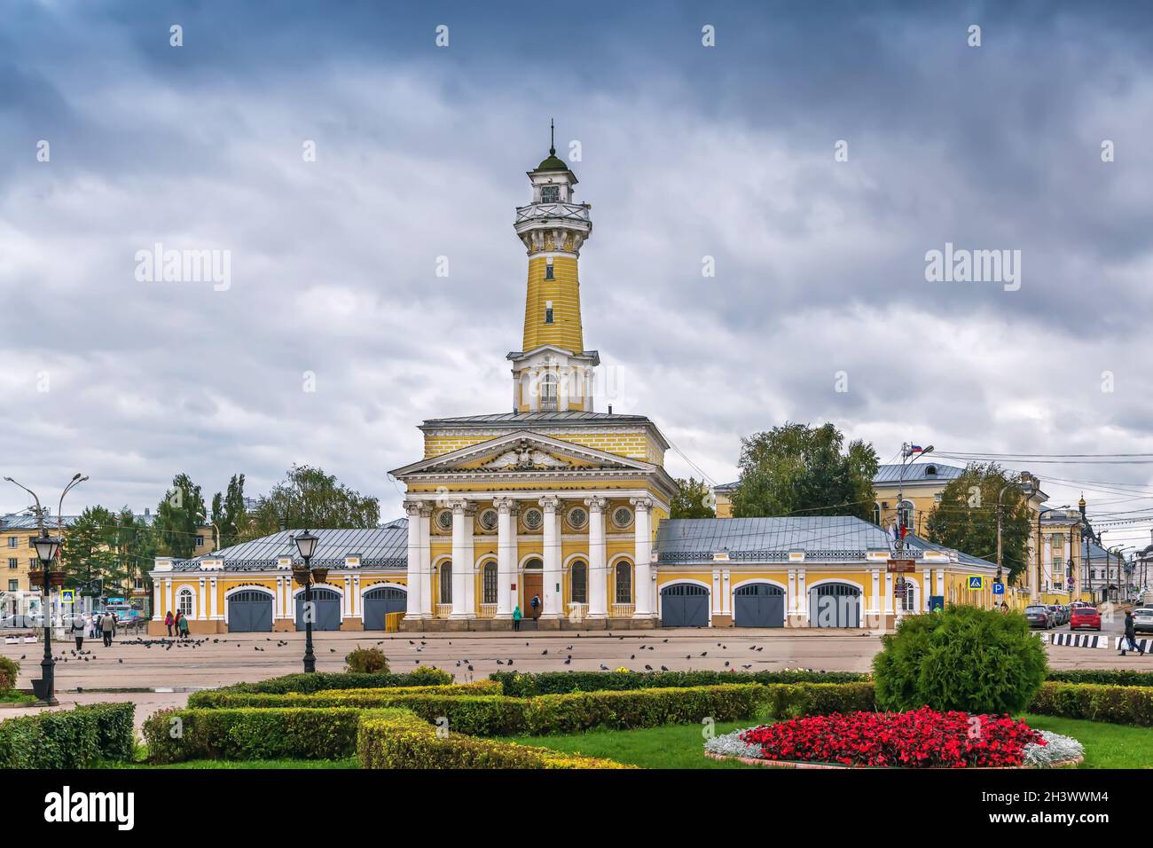 Feuerturm, Kostroma, Russland Stockfoto