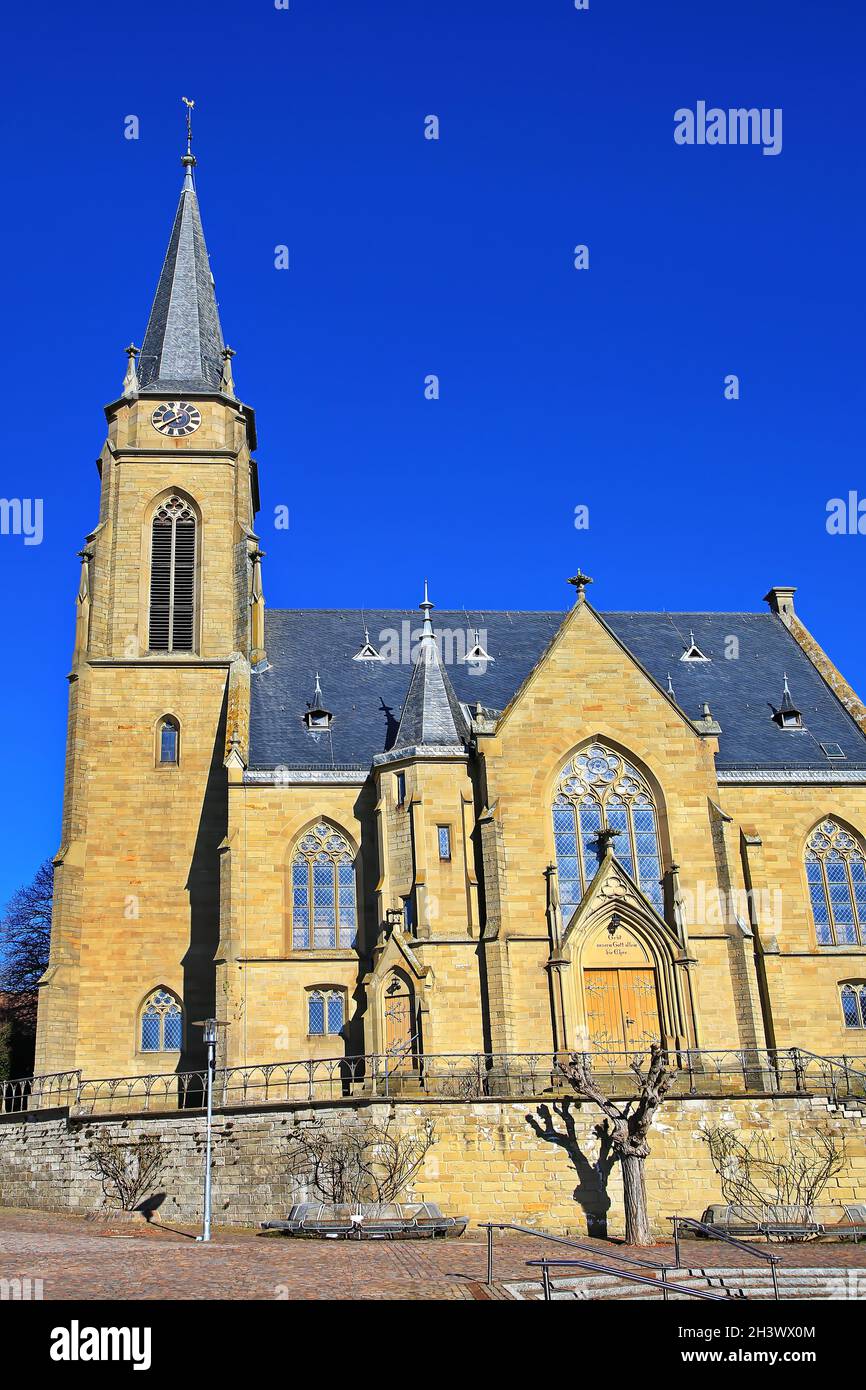 Stadtkirche Bad Rappenau Stockfotografie - Alamy