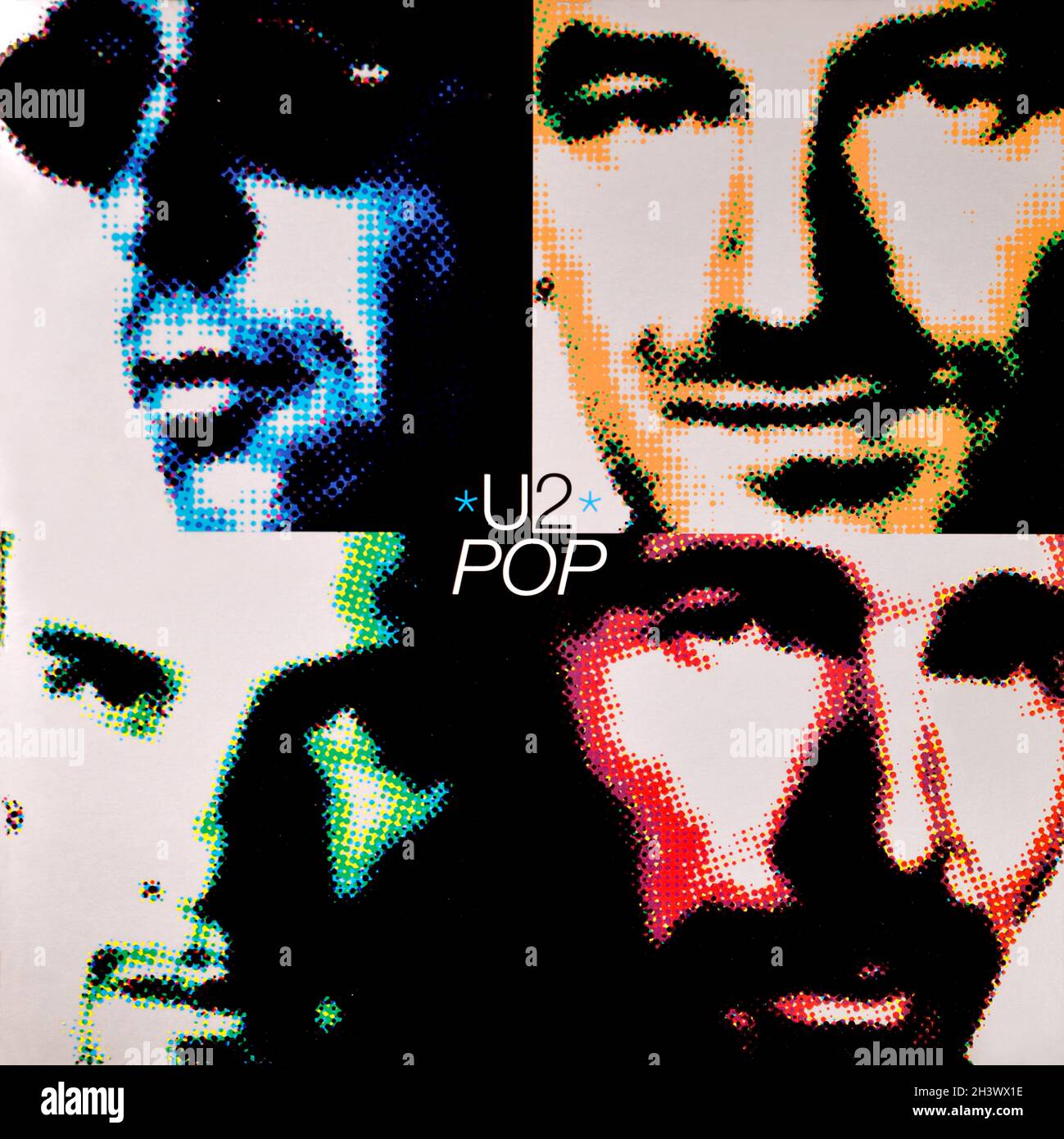 U2 - original Vinyl Album Cover - Pop - 1997 Stockfoto