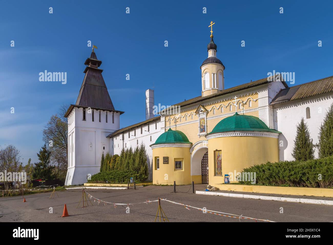 St. Paphnutius Borowsk Kloster, Russland Stockfoto