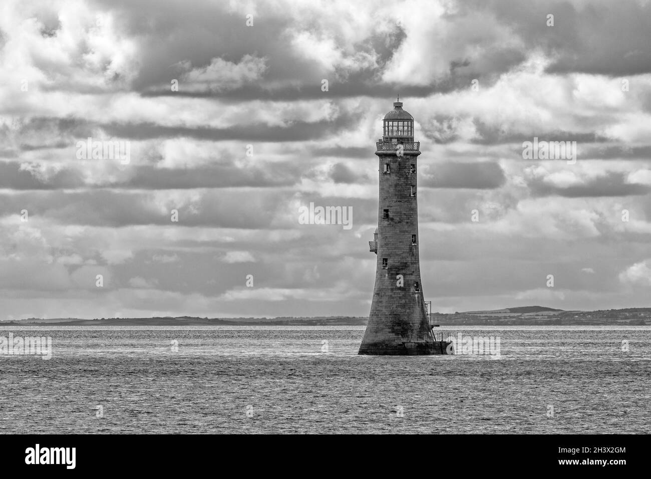 Haulbowline Lighthouse, County Down, Nordirland, Vereinigtes Königreich Stockfoto