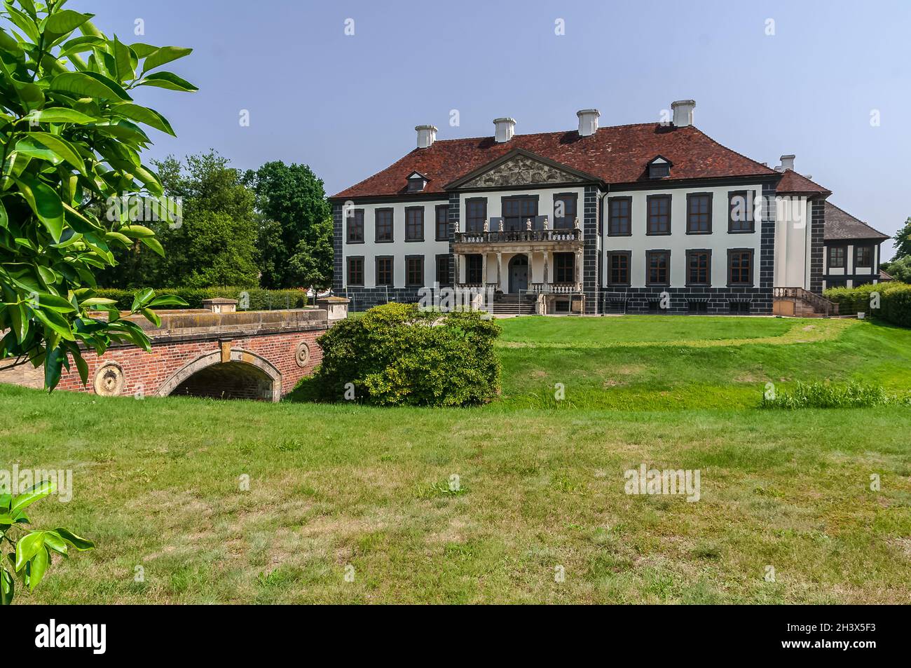 Schloss Oranienbaum Deutschland Stockfoto