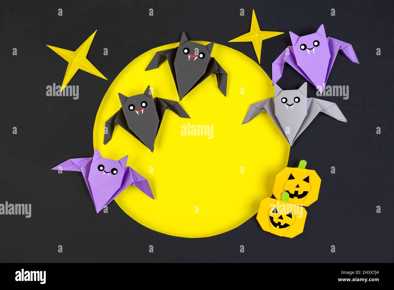 Kreatives halloween-Layout. Stockfoto