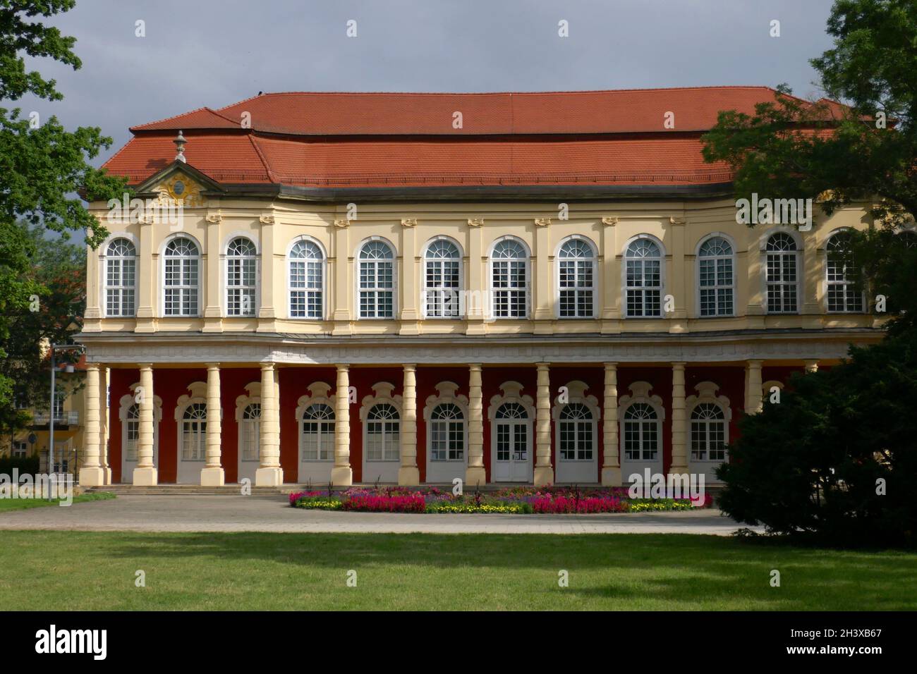 Schlossgartensalon in Merseburg Stockfoto