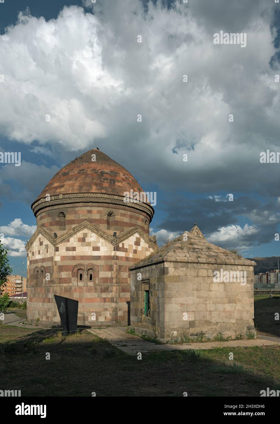 Emir Saltuk Mausoleum in Erzurum, Türkei Stockfoto