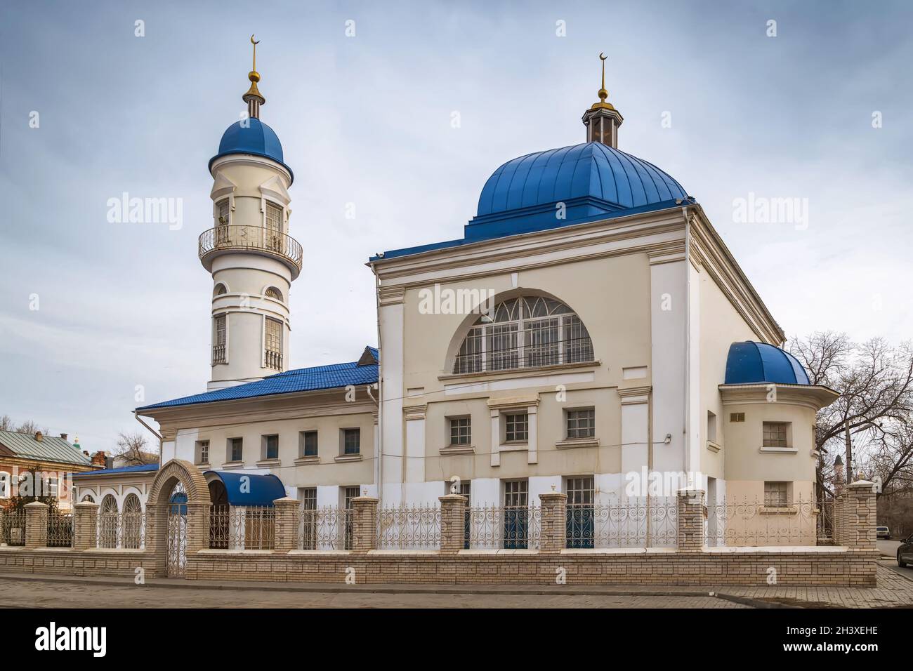 Weiße Moschee, Astrachan, Russland Stockfoto