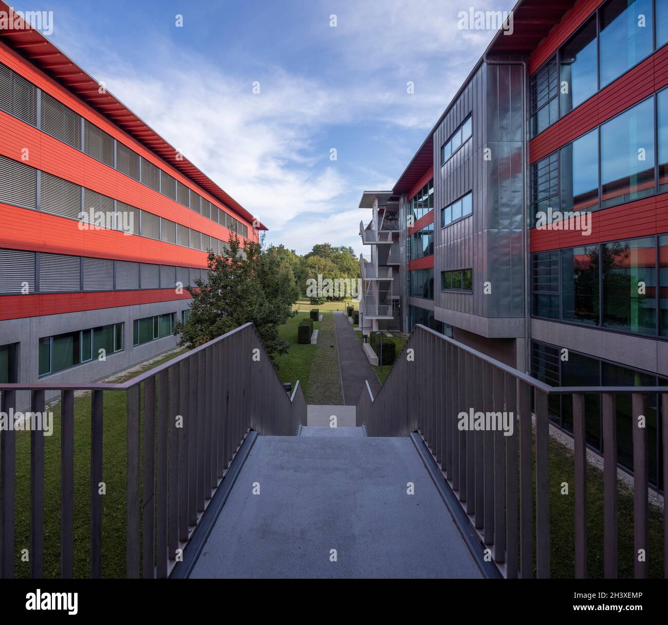 Collège Sismondi öffentliche Sekundarschule, Genf, Schweiz Stockfoto