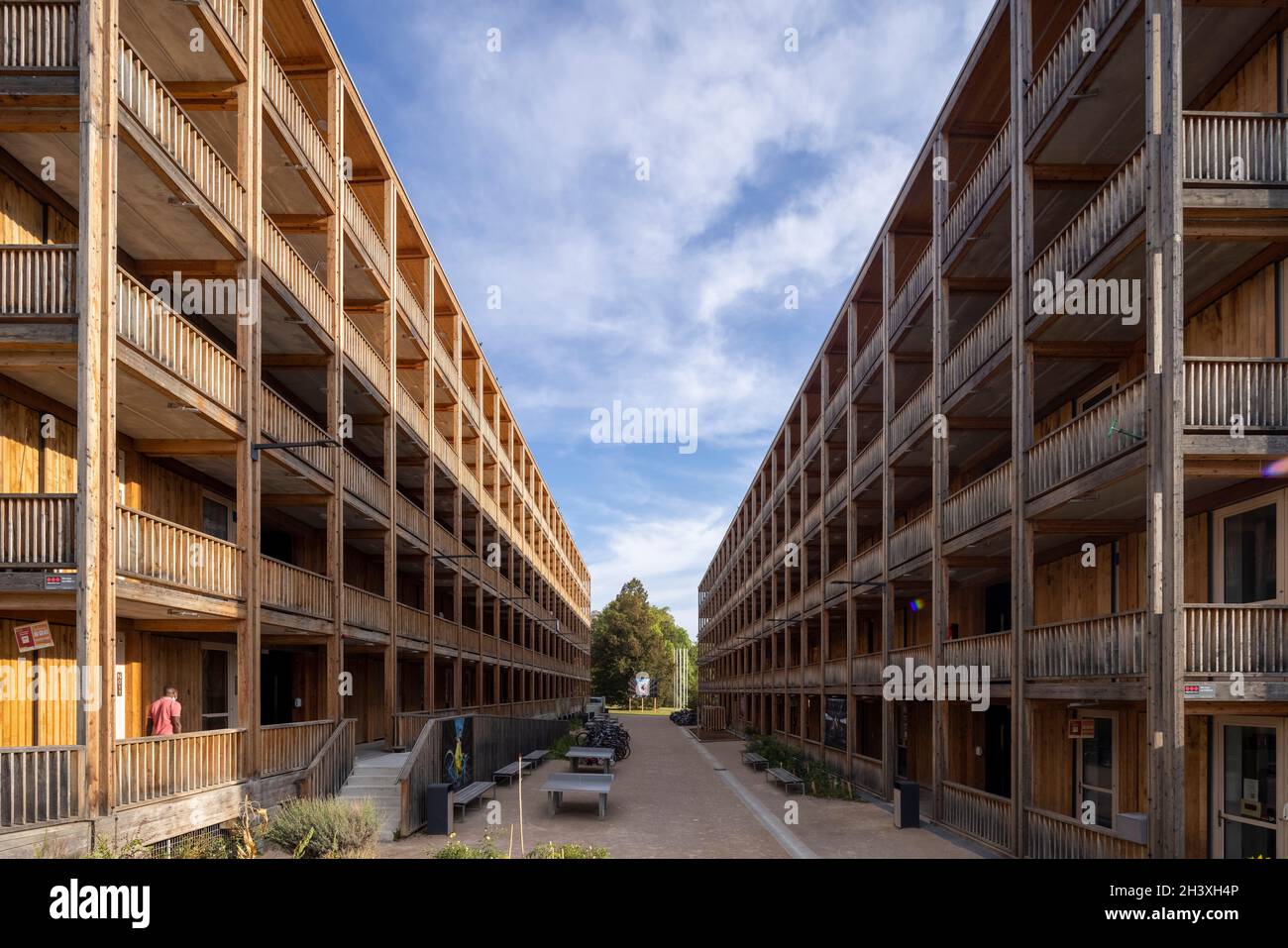 Centre d'hébergement collectif de Rigot, Collective Behausung Center, Genf, Schweiz Stockfoto