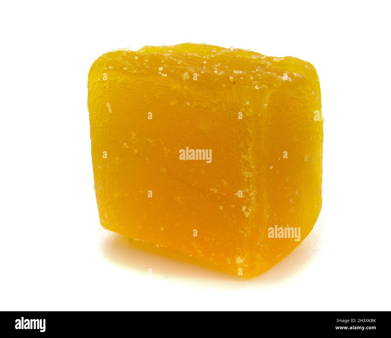 Türkische Delight, Süßigkeiten aus dem Osten isoliert auf weißem Hintergrund. Stockfoto