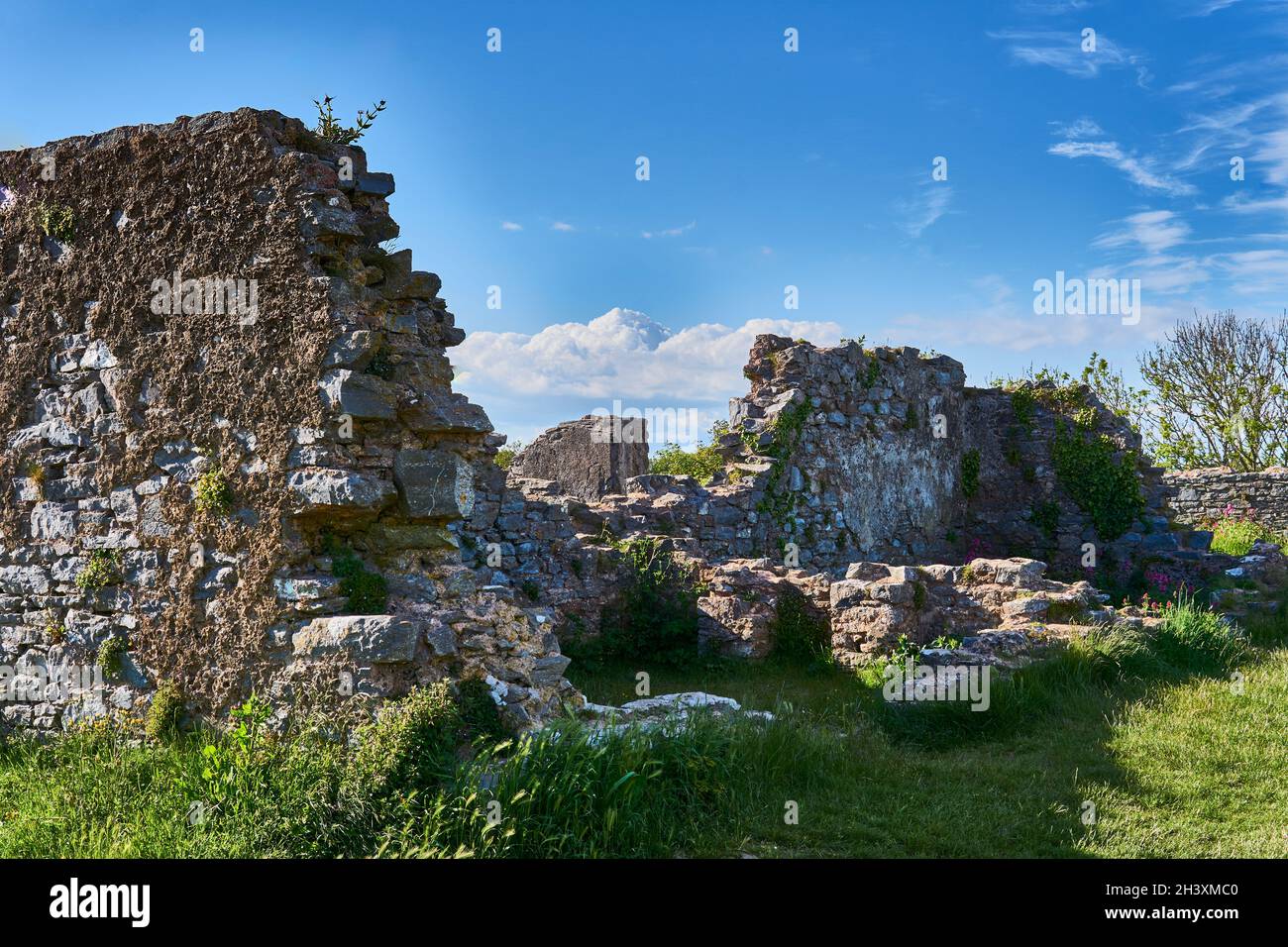 04. Juni 2021. Brixham, UK. Historische Stätten in Berry Head in Brixham, Devon, UK. Iron Age Hill Fort. Stockfoto