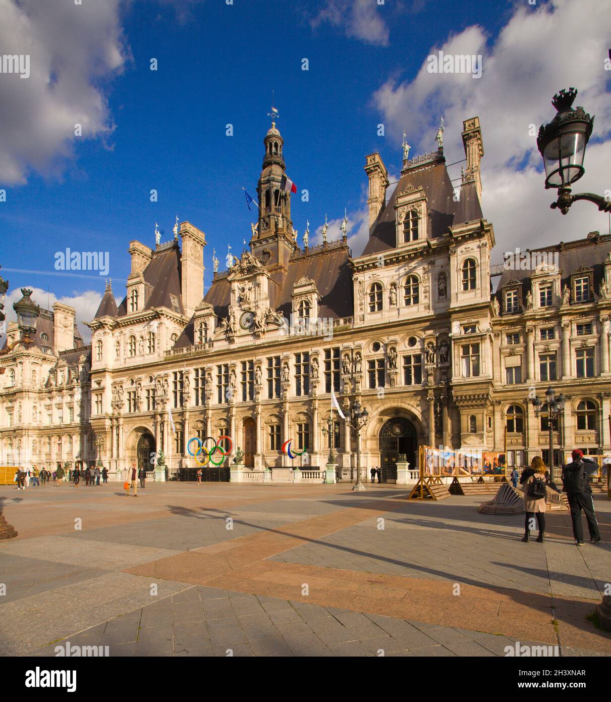 Frankreich, Paris, Hôtel de Ville, Rathaus, Stockfoto
