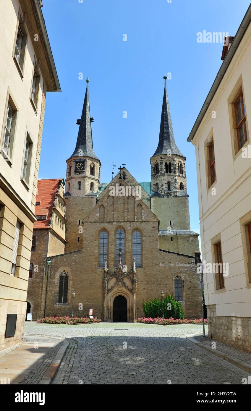 Merseburger Dom St. Johannes und St. Laurentius Stockfoto