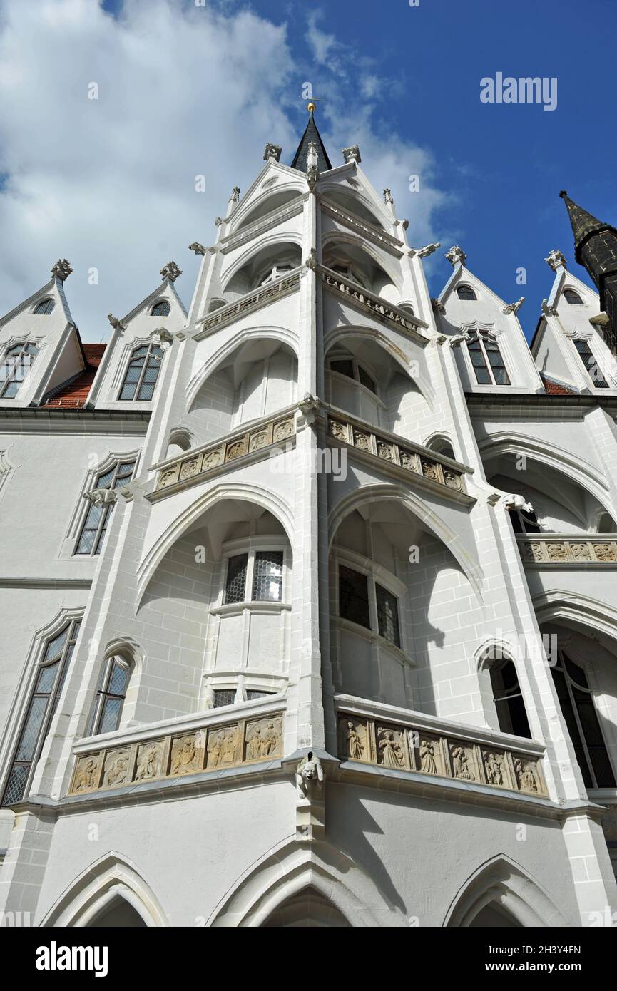 Albrechtsburg in Meißen Stockfoto