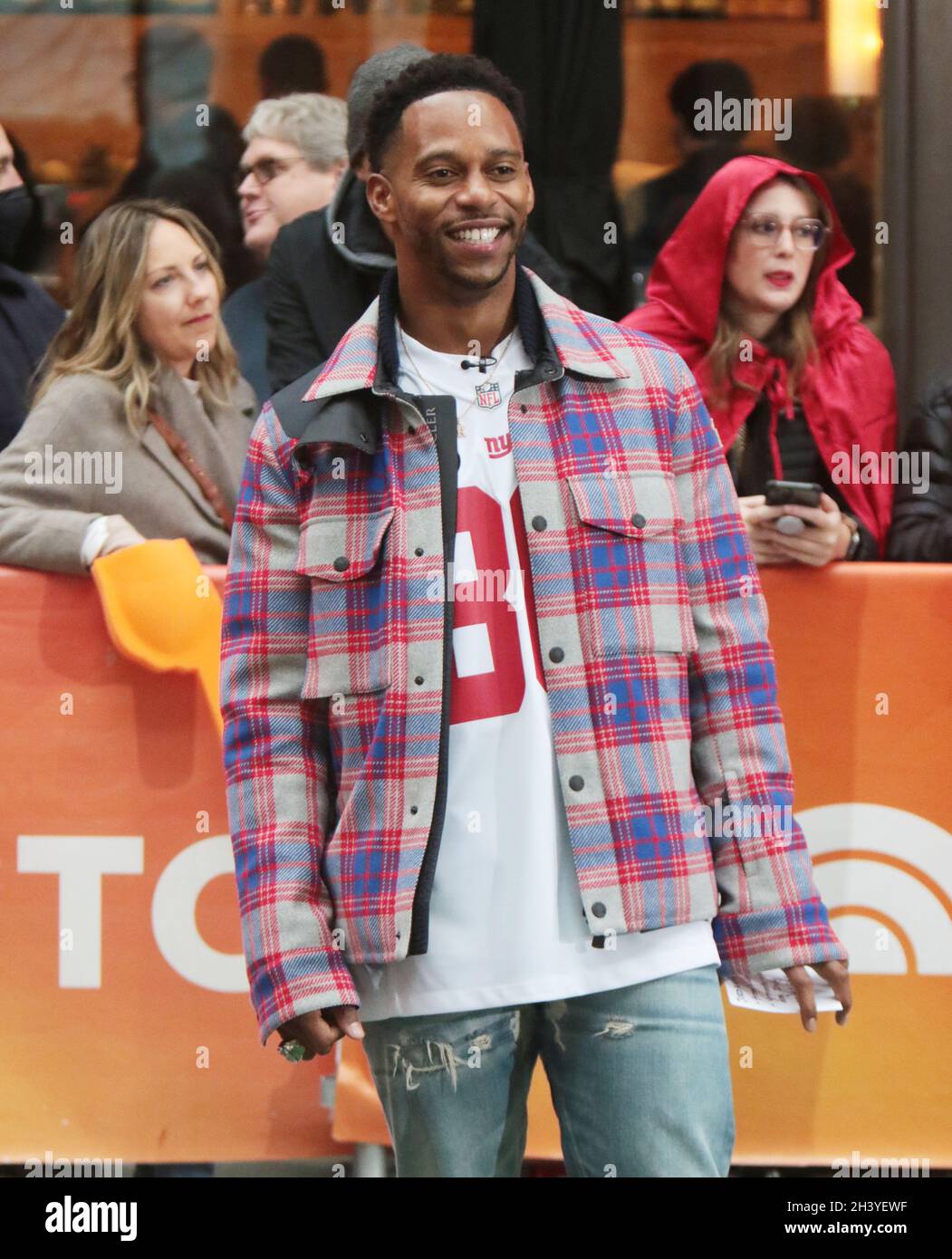 29. Oktober 2021.Victor Cruz auf der heutigen TV-Show Halloween-Special auf der Rockeffeller Plaza in New York 29. Oktober 2021 Quelle: RW/MediaPunch Stockfoto