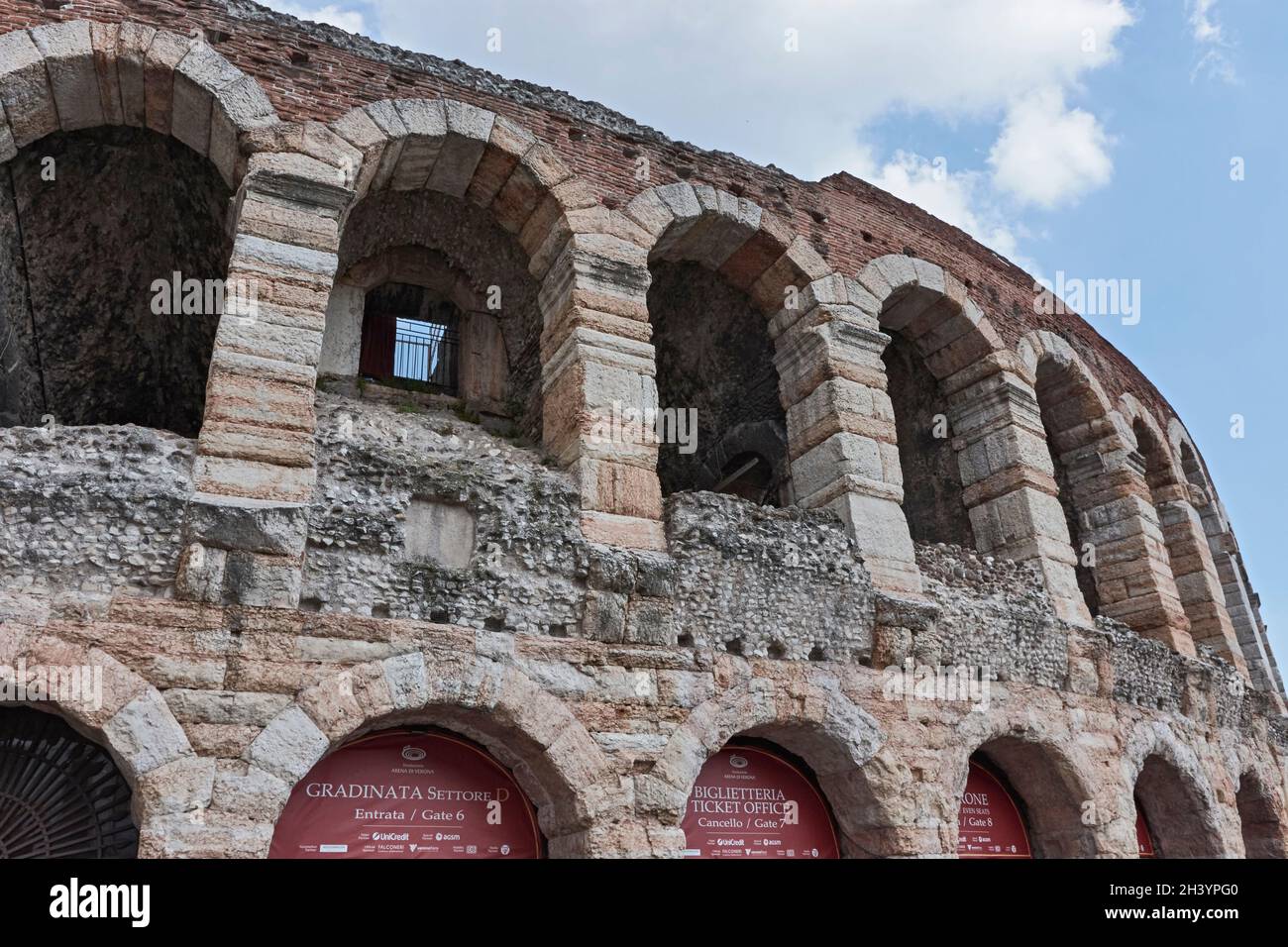 Arena di Verona. Verona. Venetien. Italien. Stockfoto