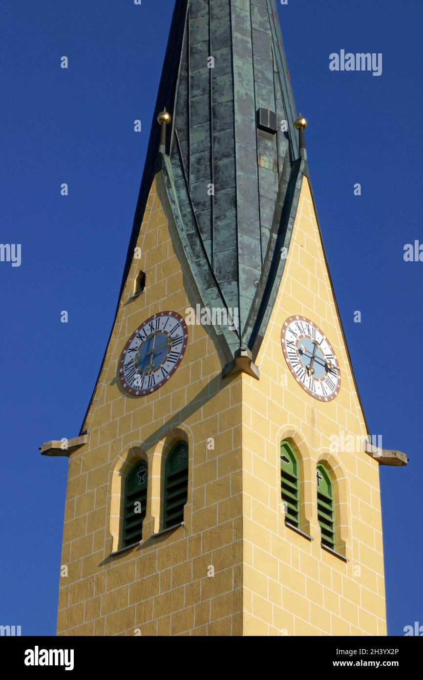 St. Laurentius in Egern am Tegernsee Stockfoto