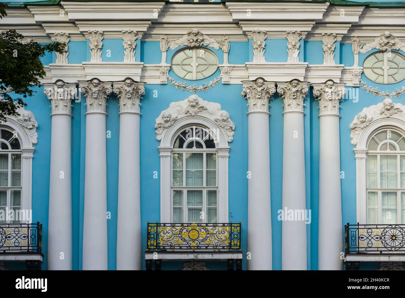 St. Nicholski Marinekathedrale in Sankt Petersburg Stockfoto